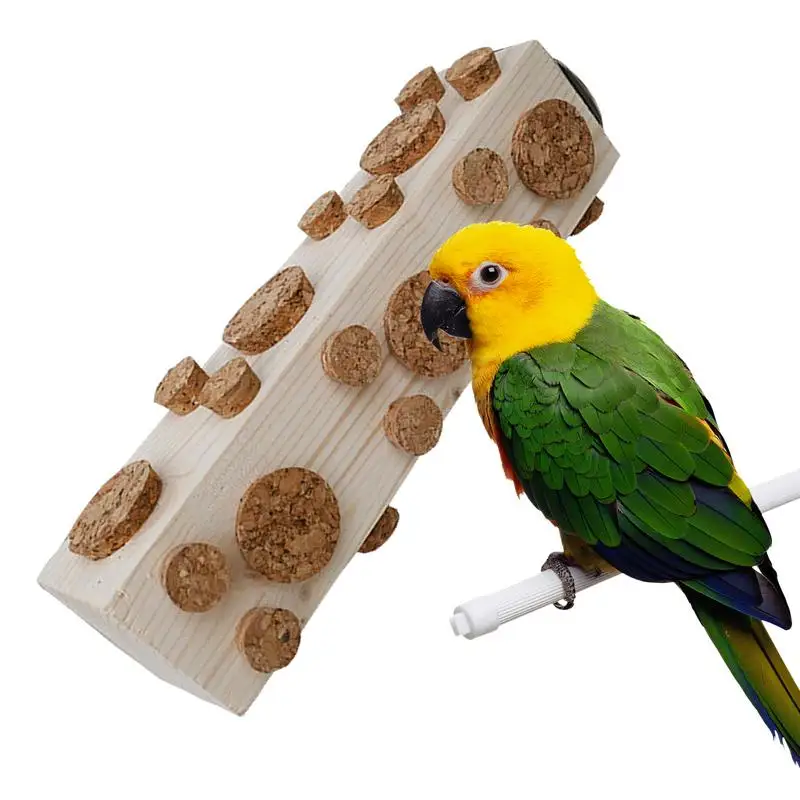 Bird Toys For Parrots Large Bird Toy Birdcage Biting atural Cork Toys Wooden Block Parrot Chewing Toy Parrot Standing Stick
Bird Toys For Parrots Large Bird Toy Birdcage Biting atural Cork Toys Wooden Block Parrot Chewing Toy Parrot Standing Stick