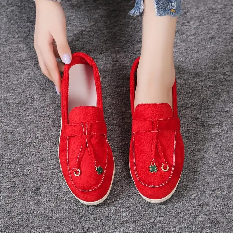 Women Shoes Fashion Women Round Toe Women Flats Outdoor Loafers Solid Color Soft Bottom Shoes Ladies Casual Flat Shoes
Women Shoes Fashion Women Round Toe Women Flats Outdoor Loafers Solid Color Soft Bottom Shoes Ladies Casual Flat Shoes