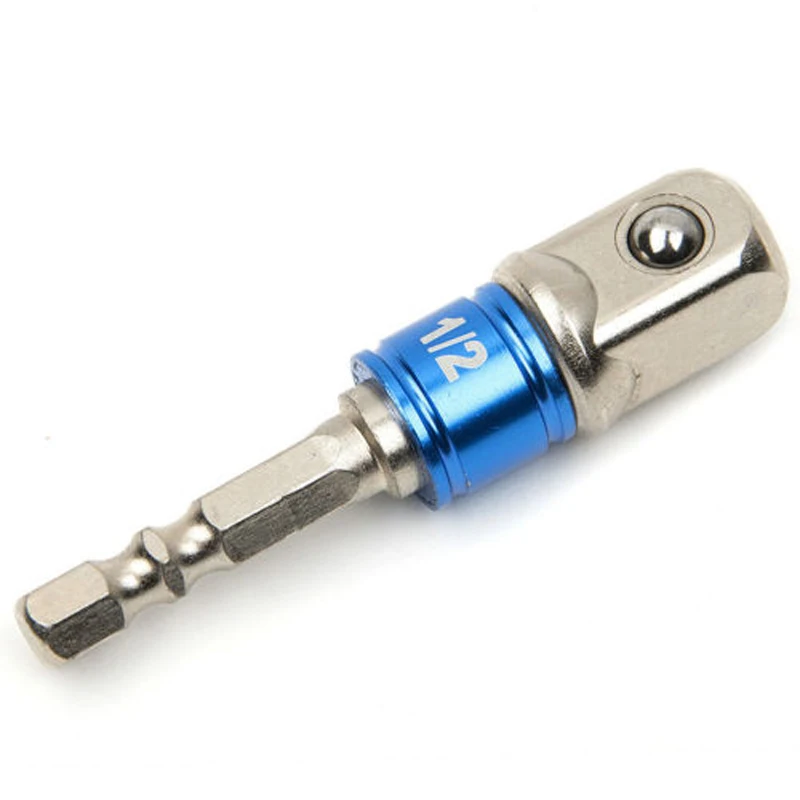 Metal Socket Adapter Aluminum Alloy Drill Bits Hex Shank 1/4" 3/8" 1/2" Impact Driver Tool Multi New High Quality
Metal Socket Adapter Aluminum Alloy Drill Bits Hex Shank 1/4" 3/8" 1/2" Impact Driver Tool Multi New High Quality