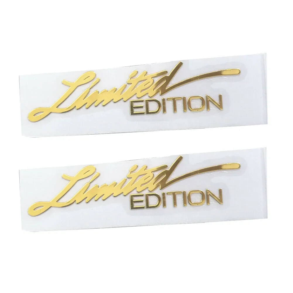 2pcs Silver Metal Sticker Limite Edit Logo Emblem Badge Decals Universal Car Accessories DIY Stickers Decoration
2pcs Silver Metal Sticker Limite Edit Logo Emblem Badge Decals Universal Car Accessories DIY Stickers Decoration