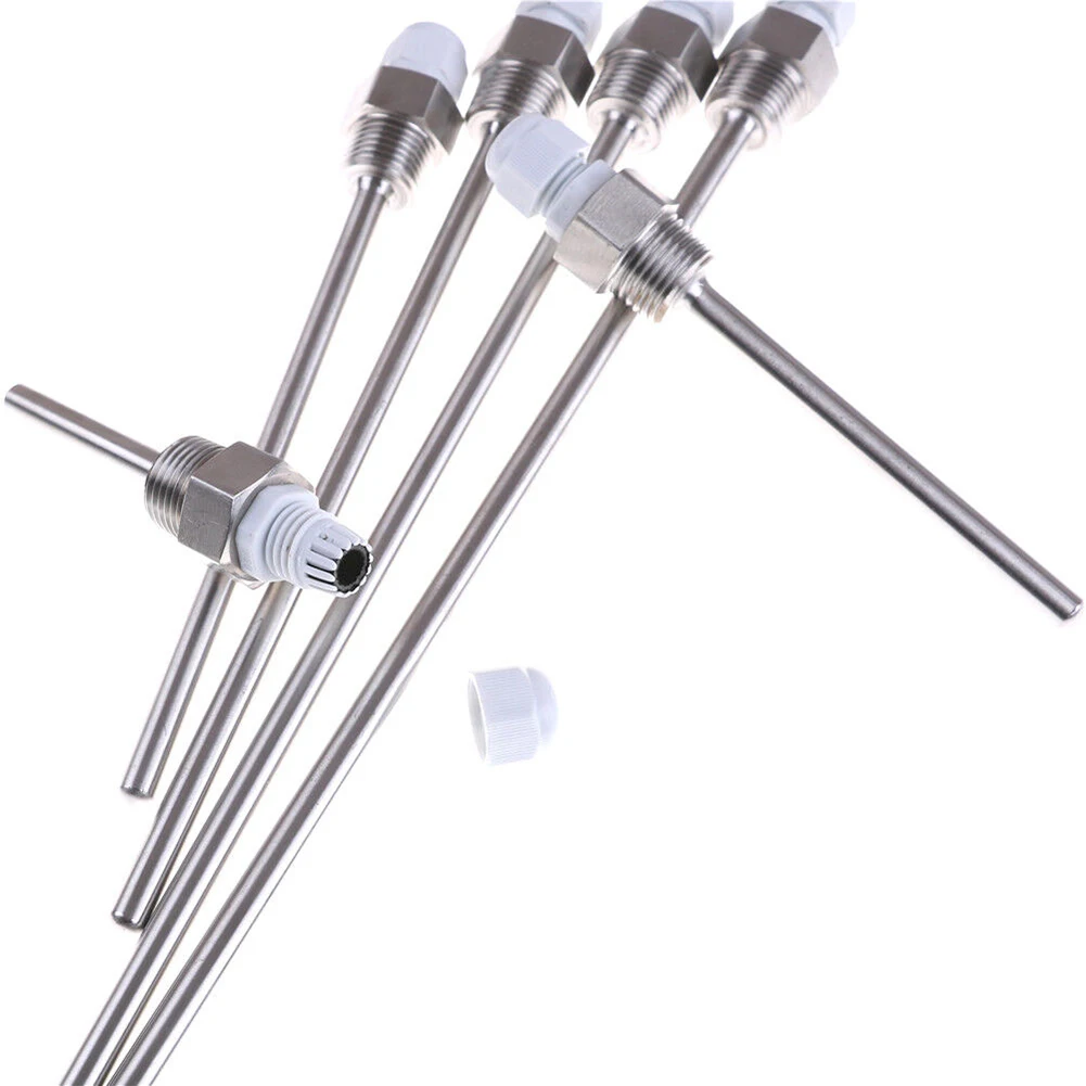 Stainless Steel Thermowell 1/2" NPT Threads For Temperature Sensors Stainless Steel Thermocouple Electrical Equipment
Stainless Steel Thermowell 1/2" NPT Threads For Temperature Sensors Stainless Steel Thermocouple Electrical Equipment