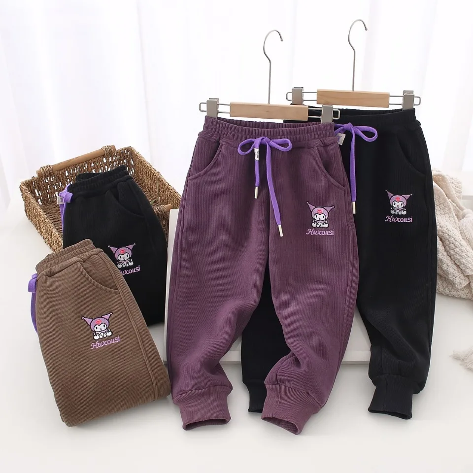 Kawaii Sanrio Children's Casual Pants Kuromi Accessories Cute Anime Winter Clothing Padded Shrinking Pants Toys for Girls Gift
Kawaii Sanrio Children's Casual Pants Kuromi Accessories Cute Anime Winter Clothing Padded Shrinking Pants Toys for Girls Gift