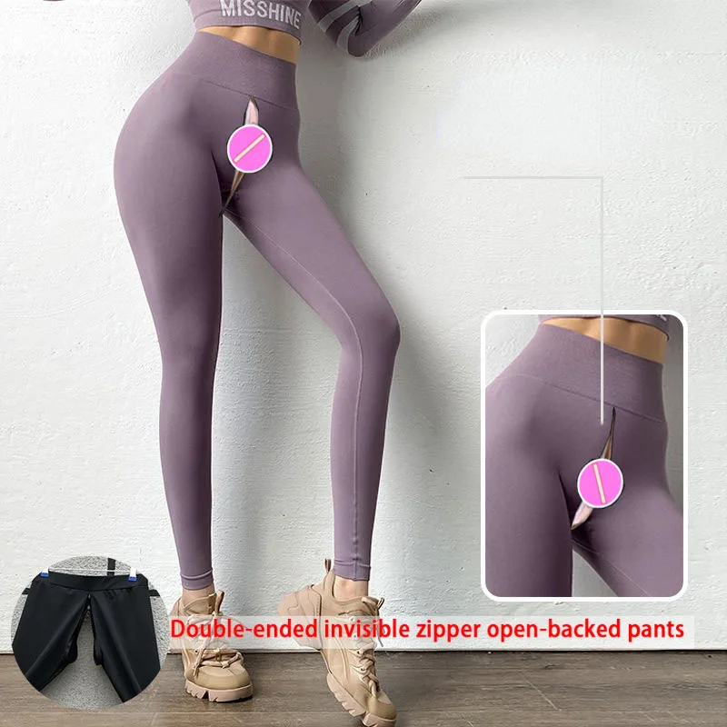 Yoga Pants Outer Wear Pants Hip-lifting Leggings Women's Invisible Open-crotch Pants Women's Stovepipe Pressure Fitness Clothes
Yoga Pants Outer Wear Pants Hip-lifting Leggings Women's Invisible Open-crotch Pants Women's Stovepipe Pressure Fitness Clothes