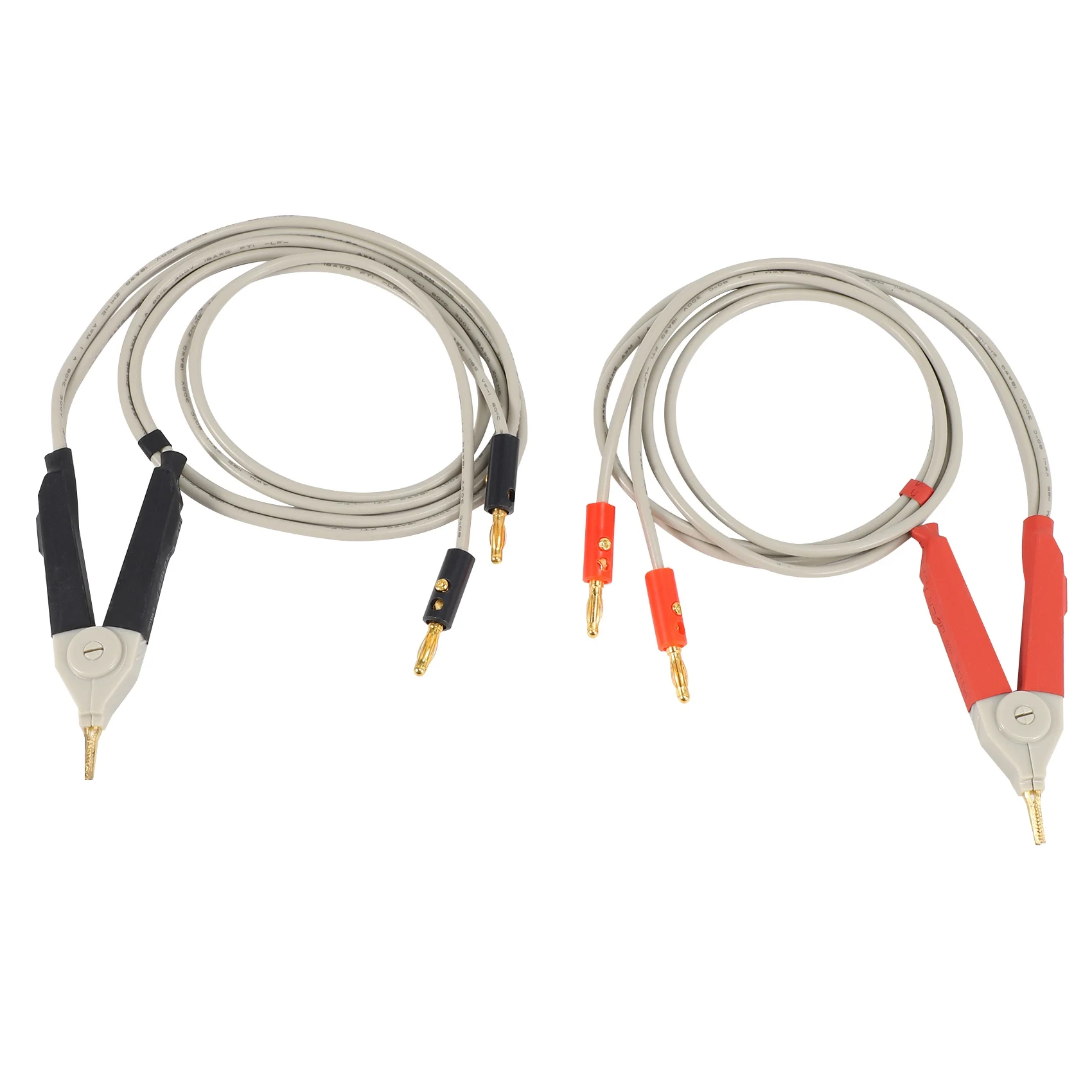 1 pair insulated banana plug clips cable Low Resistance LCR Clip Probe Leads Test Meter Terminal Kelvin New
1 pair insulated banana plug clips cable Low Resistance LCR Clip Probe Leads Test Meter Terminal Kelvin New