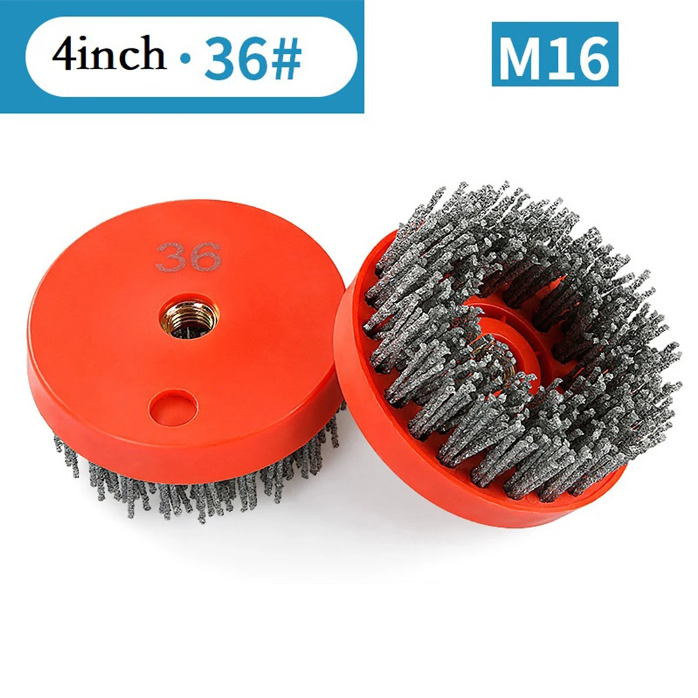 Antique Brushes for Stone Polishing, 4 Inch Circular Abrasive Wire, M16 Thread, Nylon Silicon Carbon Material, High Performance
Antique Brushes for Stone Polishing, 4 Inch Circular Abrasive Wire, M16 Thread, Nylon Silicon Carbon Material, High Performance