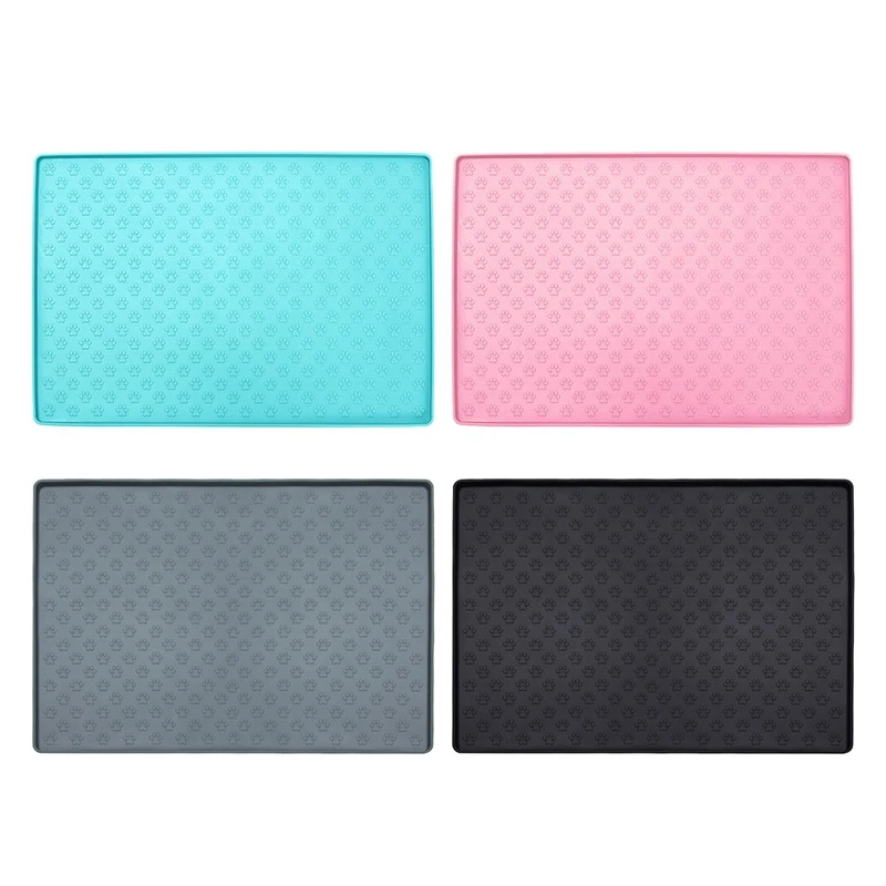 Силиконовая подстилка для питомцев, водонепроницаемый коврик для кормления кошек и собак, с принтом лапы, для предотвращения появления еды и воды
Силиконовая подстилка для питомцев, водонепроницаемый коврик для кормления кошек и собак, с принтом лапы, для предотвращения появления еды и воды