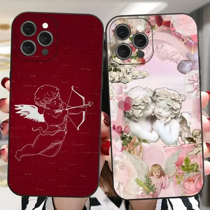 Cupid Angel Vintage Phone Case For iPhone 15,14,13,12,11 Plus,Pro,Max,XR,XS,X,7,8 Plus,SE,Mini Silicone Soft
Cupid Angel Vintage Phone Case For iPhone 15,14,13,12,11 Plus,Pro,Max,XR,XS,X,7,8 Plus,SE,Mini Silicone Soft