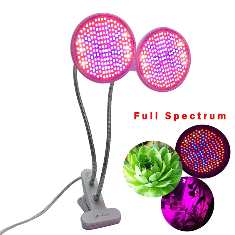 Dual 200 LED Grow Light Full Spectrum set plants UV IR growing lamp Desk Clip for indoor rooms veg flower greenhouse V27
Dual 200 LED Grow Light Full Spectrum set plants UV IR growing lamp Desk Clip for indoor rooms veg flower greenhouse V27