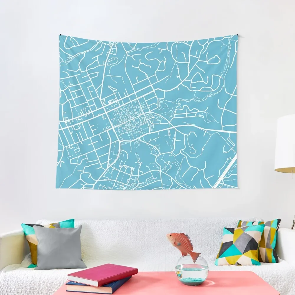 

Chapel Hill Map - Baby Blue Tapestry Wall Tapestries House Decoration Aesthetic Room Decorations Aesthetic Room Decors Tapestry