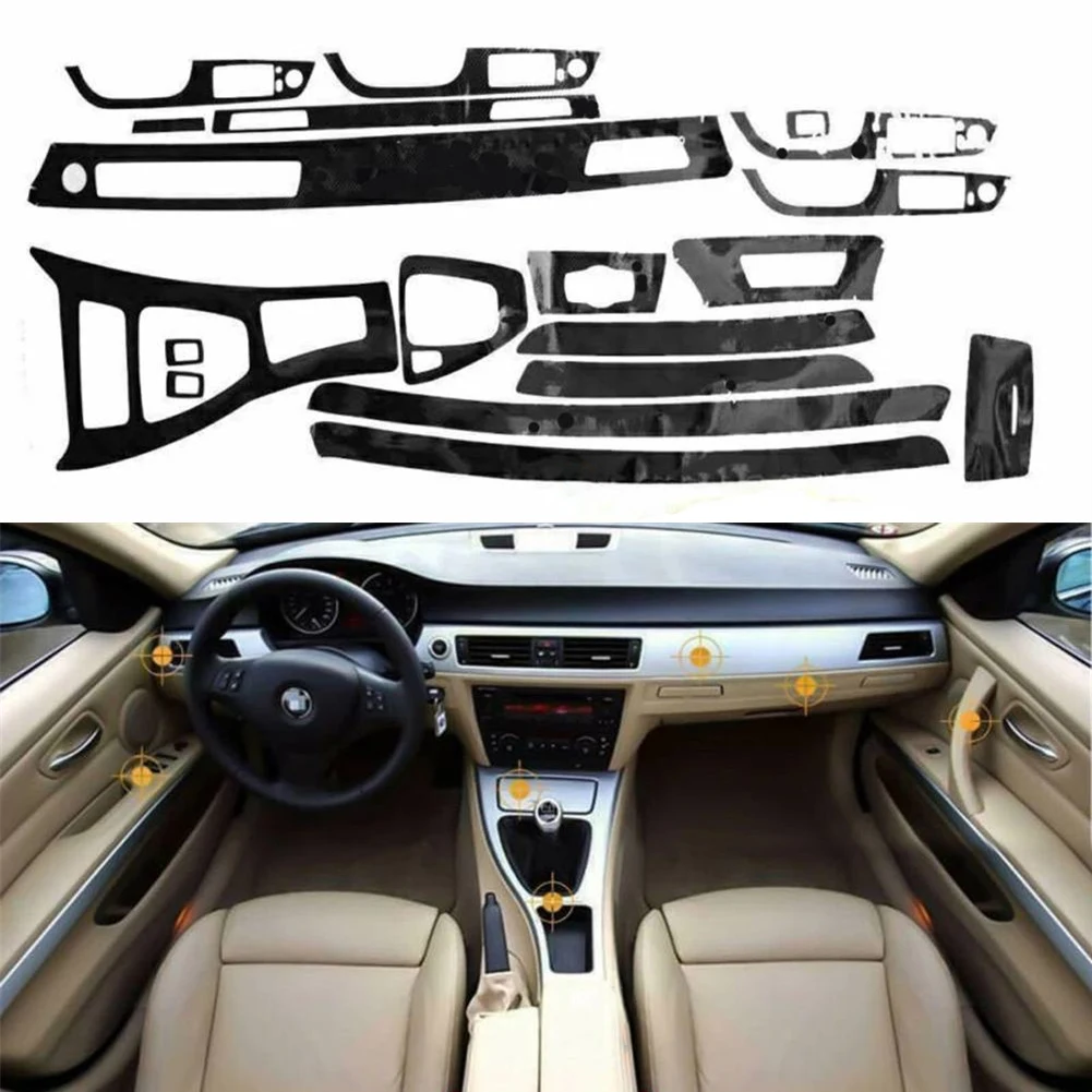 For BMW 3 Series E90 05-12 Car Interior Wrap Trim Car Decoration Decal Stickers Gloss Black Left-handed Driving
For BMW 3 Series E90 05-12 Car Interior Wrap Trim Car Decoration Decal Stickers Gloss Black Left-handed Driving