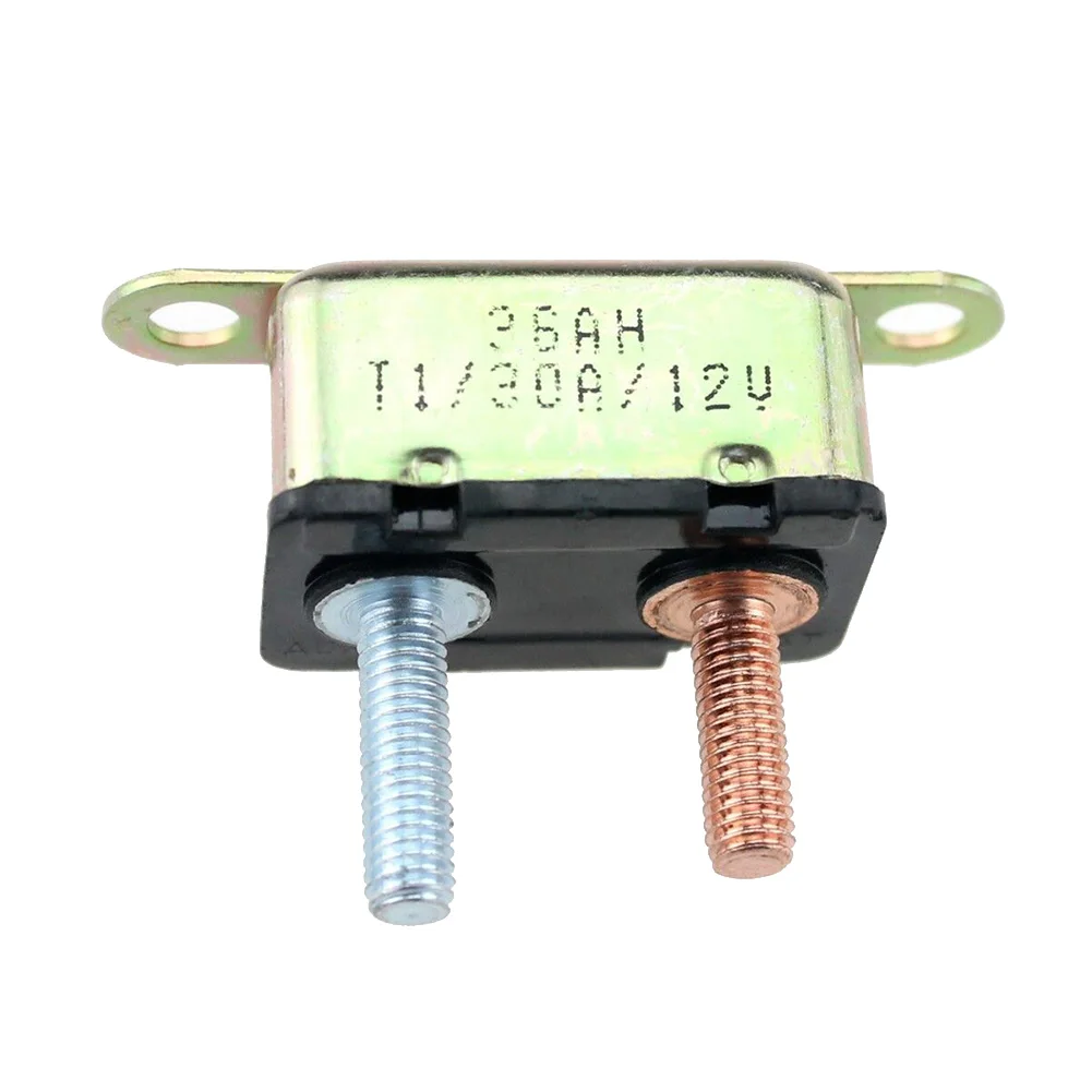 1set 12V 30A~50A Auto Automatic Fuse Reset Circuit Breaker Copper Stud Bolt For Battery Chargers/ Trucks /RVs/ Trolling Motors
1set 12V 30A~50A Auto Automatic Fuse Reset Circuit Breaker Copper Stud Bolt For Battery Chargers/ Trucks /RVs/ Trolling Motors