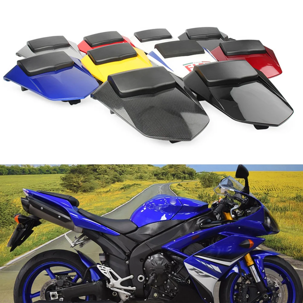 

ABS Motorcycle Pillion Rear Seat Cover Passenger Cowl Solo Fairing For YAMAHA YZF 1000 R1 YZFR1 2007-2008