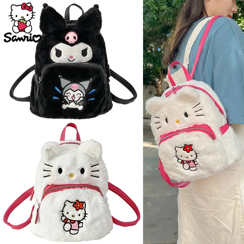 Hello Kitty Shoulder Bag Kuromi Backpack Kawaii Sanrio Schoolbag Travel Student Double Shoulder Makeup Pouch Gift Girl Bagpack
Hello Kitty Shoulder Bag Kuromi Backpack Kawaii Sanrio Schoolbag Travel Student Double Shoulder Makeup Pouch Gift Girl Bagpack