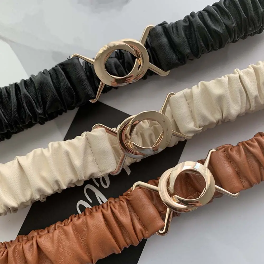 Decoration Waistband Pu Leather Strap Dress Coat Female Waist Strap Elastic Waist Belt Cummerbunds Metal Buckle Belt
Decoration Waistband Pu Leather Strap Dress Coat Female Waist Strap Elastic Waist Belt Cummerbunds Metal Buckle Belt