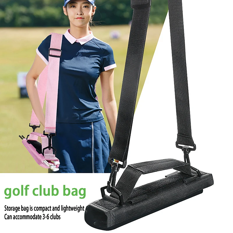 Mini Lightweight Nylon Golf Club Carrier Bag Carry Driving Range Travel Bag Golf Training Case With Adjustable Shoulder Straps
Mini Lightweight Nylon Golf Club Carrier Bag Carry Driving Range Travel Bag Golf Training Case With Adjustable Shoulder Straps