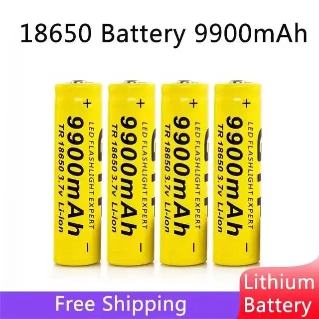 New 18650 battery 3.7V 9900mAh rechargeable Li-ion battery for Led flashlight Torch batery lithium battery+ Free Shipping 
New 18650 battery 3.7V 9900mAh rechargeable Li-ion battery for Led flashlight Torch batery lithium battery+ Free Shipping