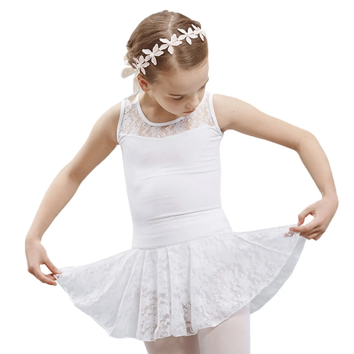 Балетное платье, гимнастическое трико для девочек, детское кружевное Хлопковое платье-пачка без рукавов для танцев, Детская тренировочная Одежда для танцев
Балетное платье, гимнастическое трико для девочек, детское кружевное Хлопковое платье-пачка без рукавов для танцев, Детская тренировочная Одежда для танцев