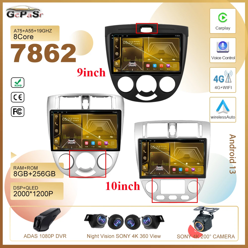 Android 13 для Buick Excelle 2004-2007 автомобильный Dvd Радио Стерео мультимедийный плеер GPS навигация высокая производительность 5G wifi HDR QLED BT
Android 13 для Buick Excelle 2004-2007 автомобильный Dvd Радио Стерео мультимедийный плеер GPS навигация высокая производительность 5G wifi HDR QLED BT