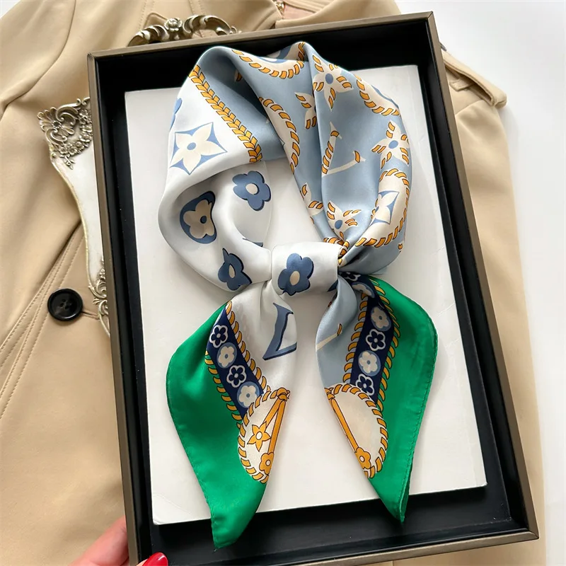 New Fashion Color Match 70X70cm Square Silk Scarf Women Soft Hairband Headband Neckerchief Foulard Tie Bag Ribbon Bandanna Wraps
New Fashion Color Match 70X70cm Square Silk Scarf Women Soft Hairband Headband Neckerchief Foulard Tie Bag Ribbon Bandanna Wraps