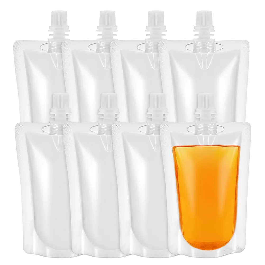 Clear Liquor Pouches Juice Drink Pouches Stand Up Water Flasks Screw Lid Plastic Beverage Bags Adults Coffee Soy Milk
Clear Liquor Pouches Juice Drink Pouches Stand Up Water Flasks Screw Lid Plastic Beverage Bags Adults Coffee Soy Milk