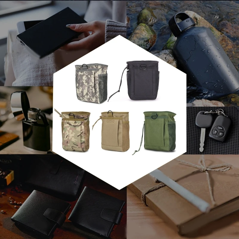 600D Nylon Portable Recycling Bag Outdoor Pouch Military Backpack Bag Gear Waist Sports Hunting Tacticals Bag
600D Nylon Portable Recycling Bag Outdoor Pouch Military Backpack Bag Gear Waist Sports Hunting Tacticals Bag