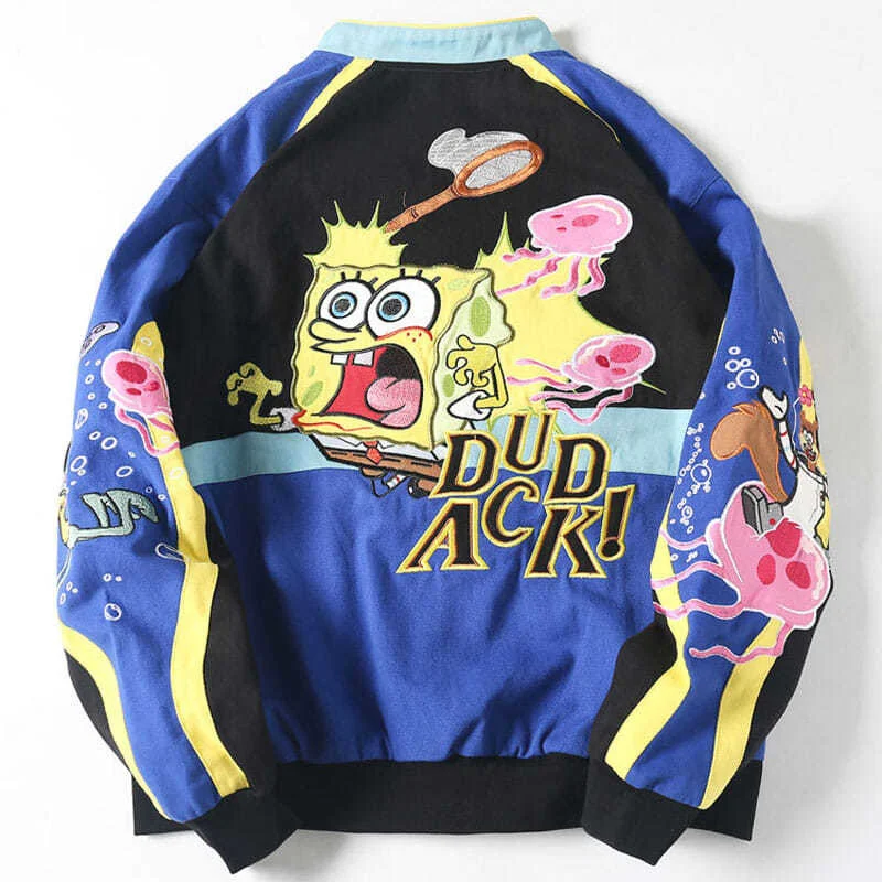 Autumn Spring Embroidery Plus Size Racing Jacket Coat Women Casual Zipper Long Sleeve Black Vintage Men Bomber Jackets
Autumn Spring Embroidery Plus Size Racing Jacket Coat Women Casual Zipper Long Sleeve Black Vintage Men Bomber Jackets