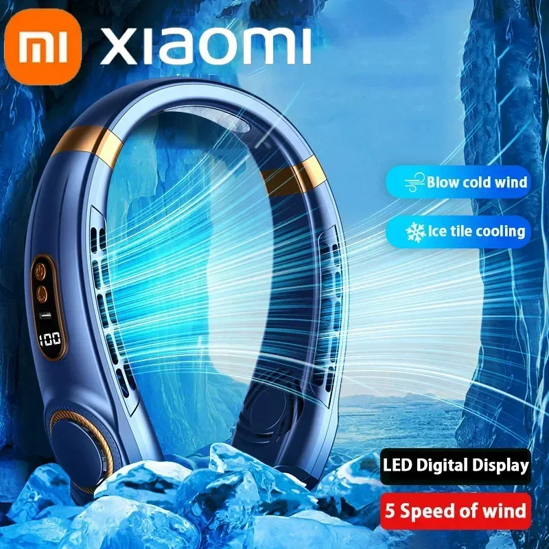 Xiaomi Hanging Neck Fan Digital Display Power ventilador Bladeless Neckband Fan Portable Summer Air Cooler USB Rechargeable
Xiaomi Hanging Neck Fan Digital Display Power ventilador Bladeless Neckband Fan Portable Summer Air Cooler USB Rechargeable