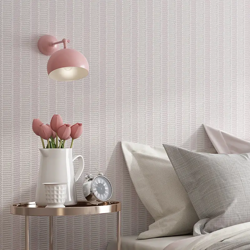Modern Simple Plain Stripe Texture Wallpaper 3d Embossed Pure Color Wallpaper Bedroom Decor Home Supplies papel de parede Nordic
Modern Simple Plain Stripe Texture Wallpaper 3d Embossed Pure Color Wallpaper Bedroom Decor Home Supplies papel de parede Nordic