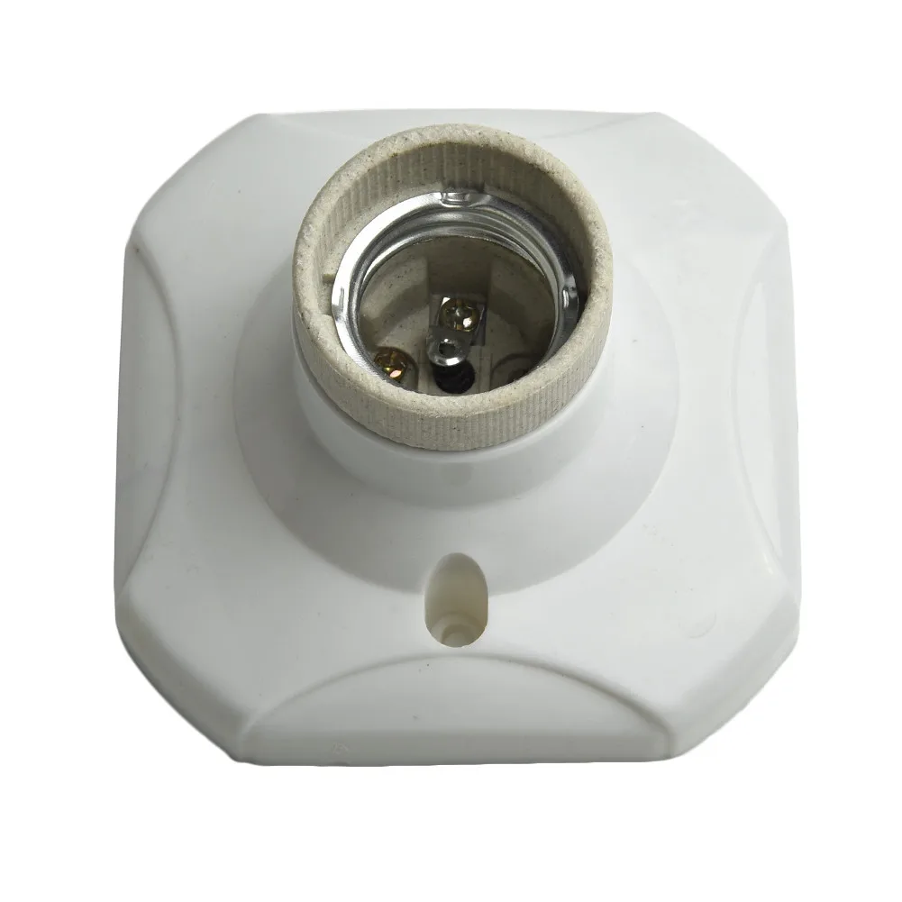 Lighting E27 Lamp Holder Home Base Adapter Screw Straight Glazed Ceramic Heat The Light Bulb Outlet High quality
Lighting E27 Lamp Holder Home Base Adapter Screw Straight Glazed Ceramic Heat The Light Bulb Outlet High quality