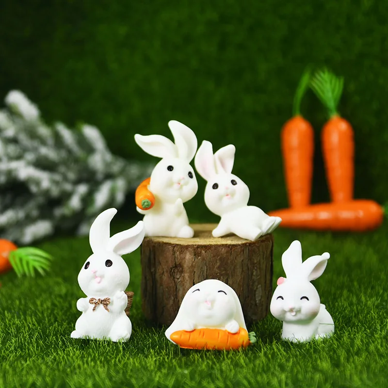1pc White Rabbit Figurine Micro Landscape Decor Miniature Fairy Garden Decoration Accessories Resin Mold Easter Desktop Craft
1pc White Rabbit Figurine Micro Landscape Decor Miniature Fairy Garden Decoration Accessories Resin Mold Easter Desktop Craft