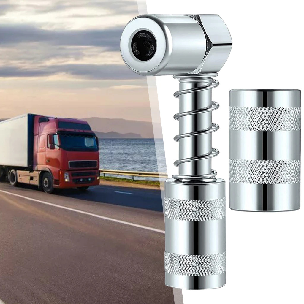 90 Degree Grease Coupler Adapter Fitting Tool Coupler Grease Fitting Tool For Car Truck etc Sleeve Locks Coupler in Place
90 Degree Grease Coupler Adapter Fitting Tool Coupler Grease Fitting Tool For Car Truck etc Sleeve Locks Coupler in Place