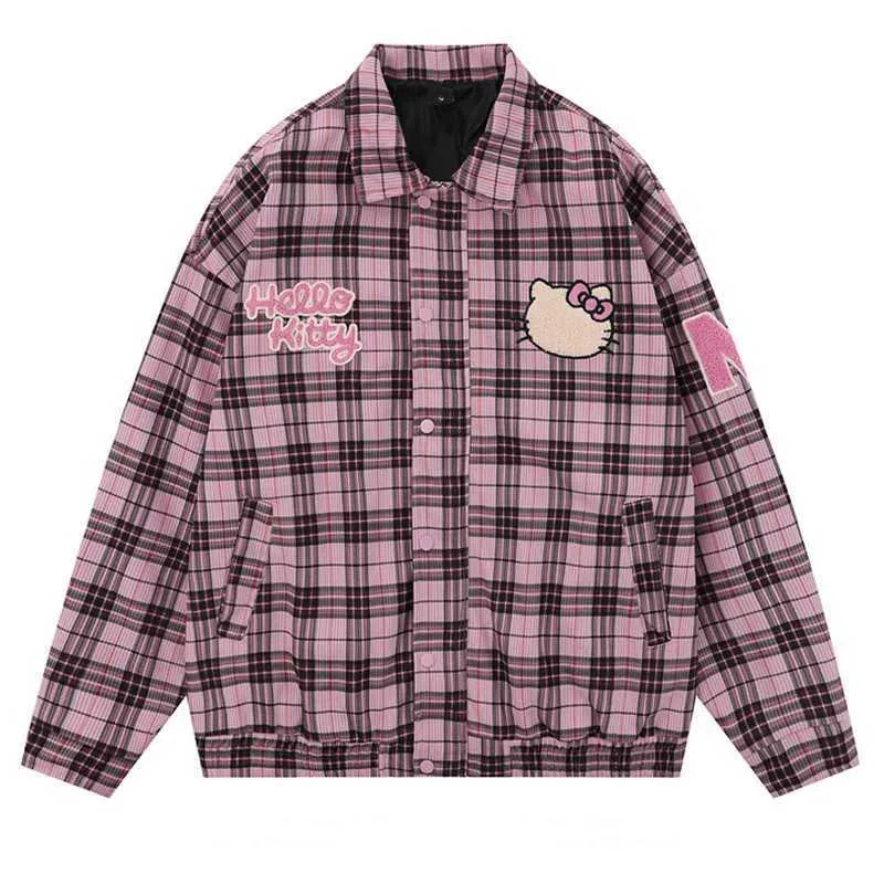 2023 Kawaii Sanrio Hellokittys бейсбольная форма мультфильм аниме осень/зима пальто академия Стиль куртка пары Y2K Топы подарок
2023 Kawaii Sanrio Hellokittys бейсбольная форма мультфильм аниме осень/зима пальто академия Стиль куртка пары Y2K Топы подарок