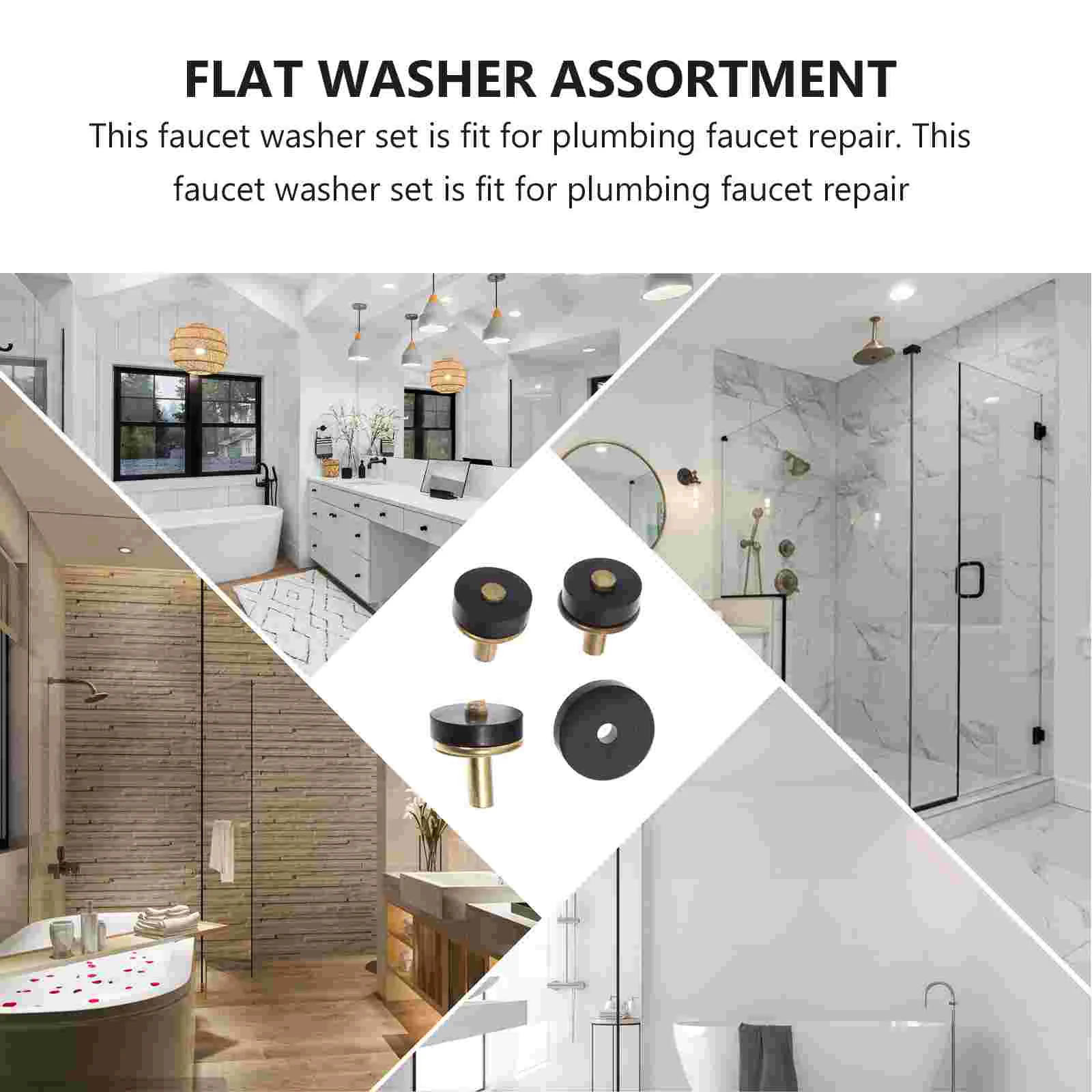 

Faucet Rubber Mat Washers Water Replacement Core Gasket Flat Repair Supply Slow Opening Valves Rotary Pad