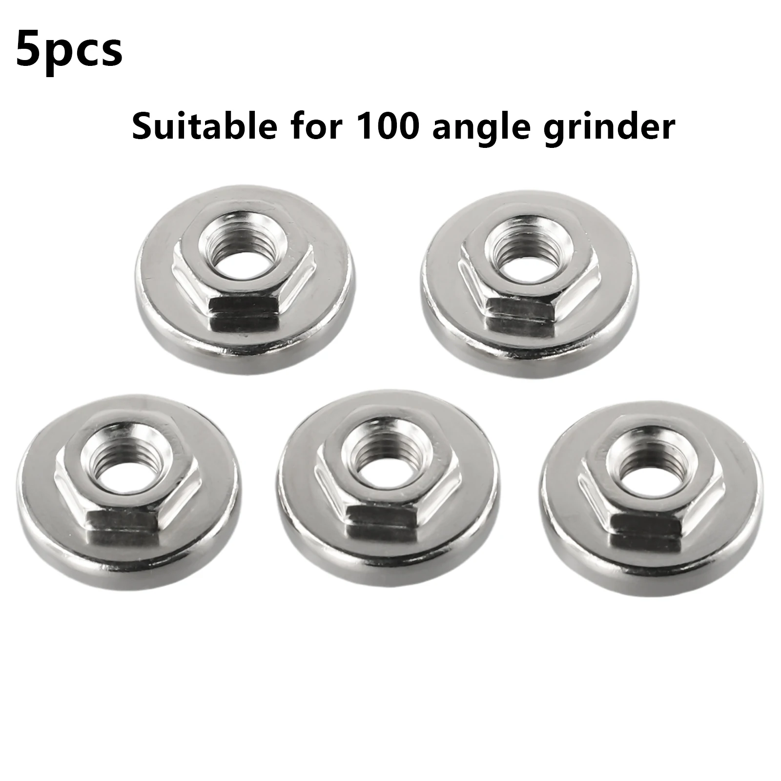 Fit For 100 Type Angle Grinder Angle Grinder Nuts 100 Type Tools Workshop Equipment Non-slip Power Tools 5pcs Anti-wear
Fit For 100 Type Angle Grinder Angle Grinder Nuts 100 Type Tools Workshop Equipment Non-slip Power Tools 5pcs Anti-wear