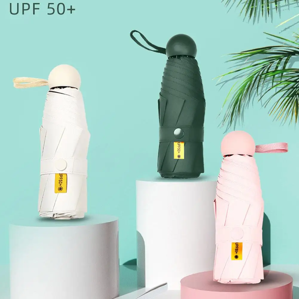 Ultralight Mini Capsule Umbrella Folding UV Protection Outdoor Wind-resistant Portable Rainproof Umbrella Traveling C6F8
Ultralight Mini Capsule Umbrella Folding UV Protection Outdoor Wind-resistant Portable Rainproof Umbrella Traveling C6F8