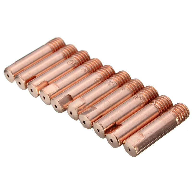 10Pcs/set Welding Tips 0.8/1.0/1.2mm MB-15AK MIG/MAG M6 Welding Torch Tips Holder Gas Nozzle For Welding Machine
10Pcs/set Welding Tips 0.8/1.0/1.2mm MB-15AK MIG/MAG M6 Welding Torch Tips Holder Gas Nozzle For Welding Machine