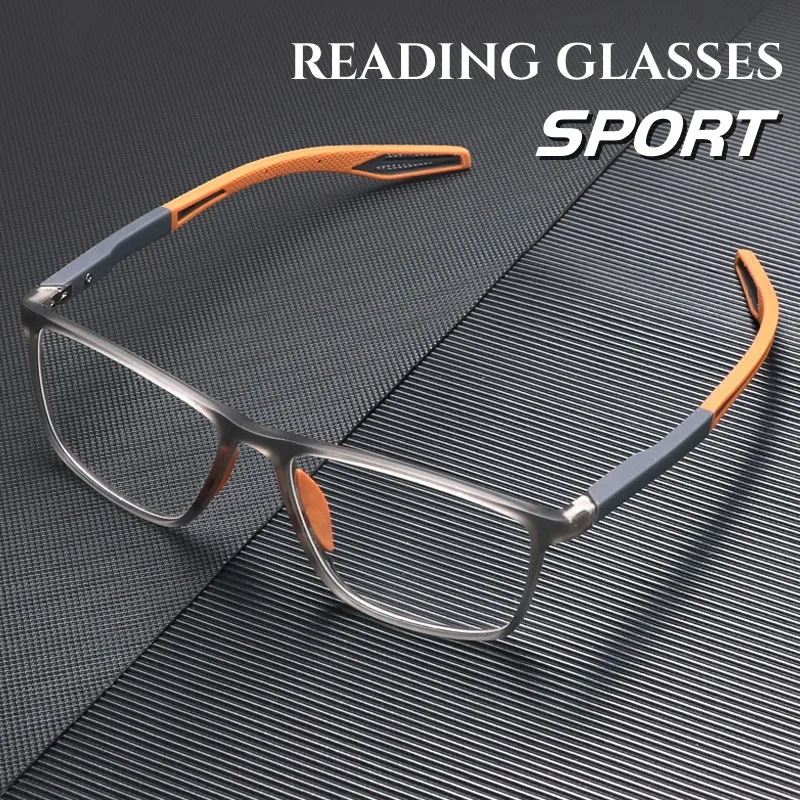 

Tr90 Sport Reading Glasses Men Ultralight Anti Blue Light Presbyopia Eyeglasses Men's Hyperopia Optical Eyewear Diopters