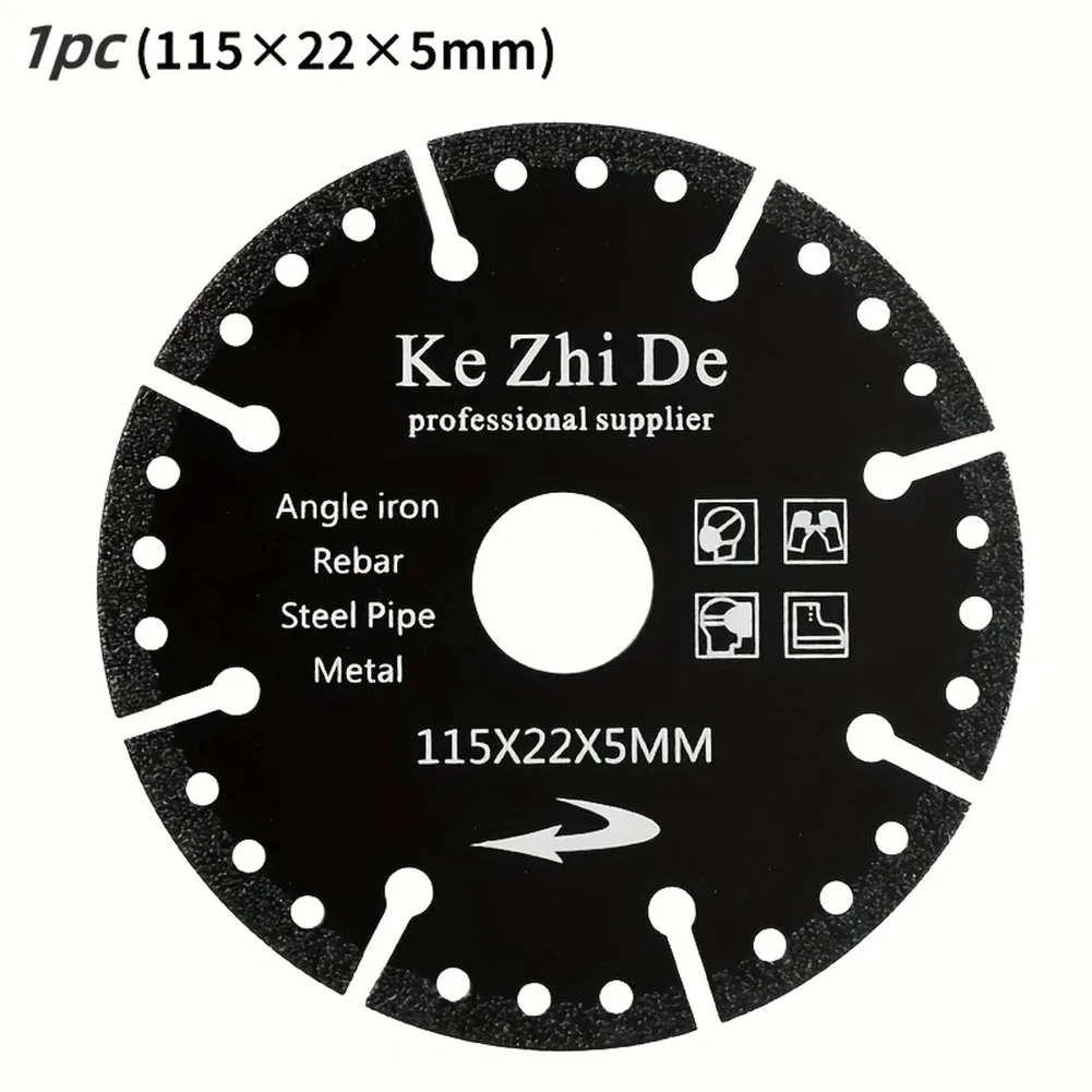 Vacuum Brazed Diamond Saw Blade 100/115mm Circular Cutting Disc For Steel Metal Stone Aluminum Multi-Purpose Power Tool
Vacuum Brazed Diamond Saw Blade 100/115mm Circular Cutting Disc For Steel Metal Stone Aluminum Multi-Purpose Power Tool