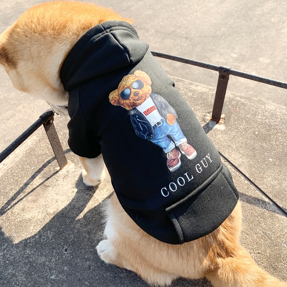 Sweat à capuche pour chiens Cool Guy - 2025 - Doglovedesign : Vêtement et accessoires pour chiens Sweat à capuche pour chiens Cool Guy - 2025 - Doglovedesign : Vêtement et accessoires pour chiens
