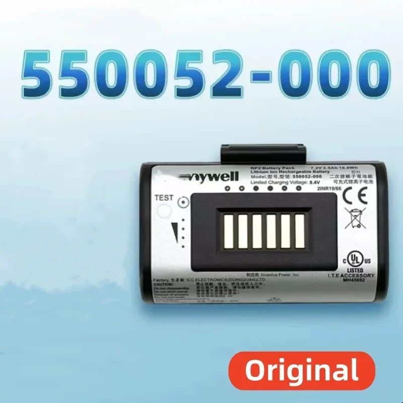 

100% Оригинальный 2500 мАч для Honeywell 550052-000, портативный чехол RP2, аккумулятор для принтера