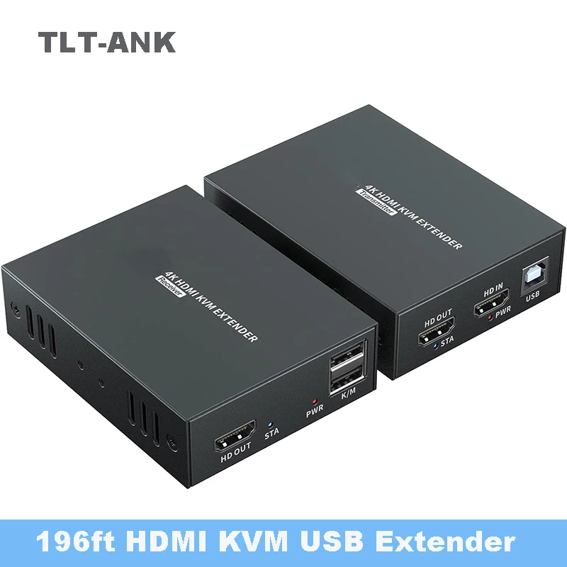 HDMI KVM USB удлинитель 196ft/60m трансмиссия по одной Cat5e/6/7 HD 4K @ 60Hz поддержка петлевого выхода 3D EDID функция
HDMI KVM USB удлинитель 196ft/60m трансмиссия по одной Cat5e/6/7 HD 4K @ 60Hz поддержка петлевого выхода 3D EDID функция