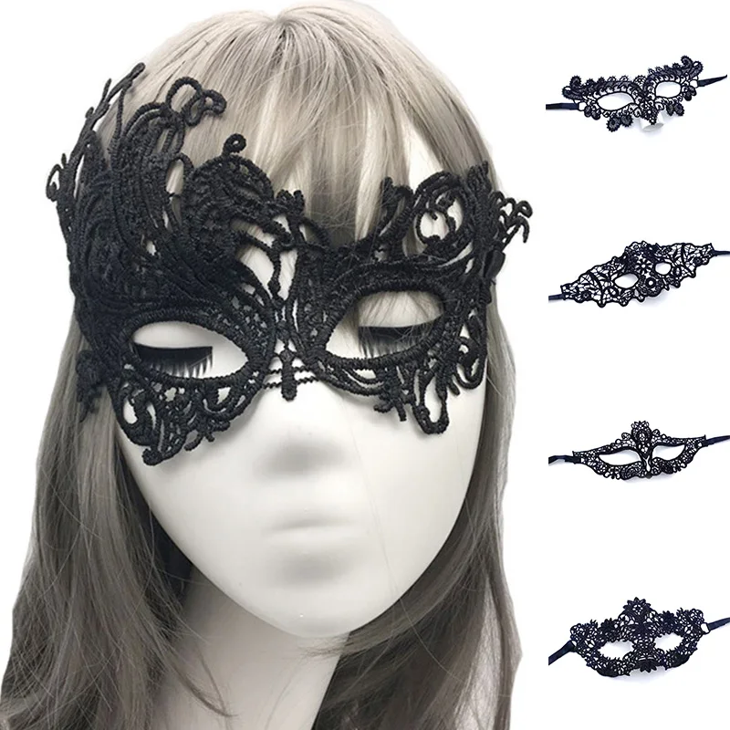 Women Hollow Cosplay Prom Props Costume Halloween Queen Eye Mask For Masquerade Party Lace Mask Sexy Black Exotic Cloth Flower
Women Hollow Cosplay Prom Props Costume Halloween Queen Eye Mask For Masquerade Party Lace Mask Sexy Black Exotic Cloth Flower