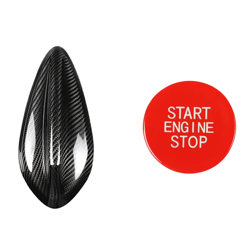 2pcs Car Carbon Fiber Shark Fin Antenna Cap Car Engine Start Stop Knob Button Trim Cover for BMW 3-Series G20 Car Decor Parts
2pcs Car Carbon Fiber Shark Fin Antenna Cap Car Engine Start Stop Knob Button Trim Cover for BMW 3-Series G20 Car Decor Parts
