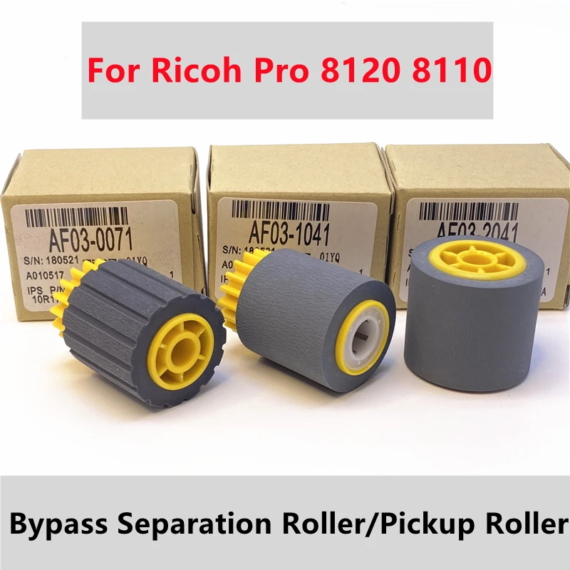 

10Sets Bypass Separation Roller Pickup Roller For Ricoh Pro 8100 8200 8120 8210 8110 C651 C751 AF03-2041 AF03-0071 AF03-1041