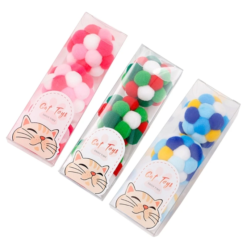 3 Pieces for Cat Balls Toy Colorful Plush Soft Furry Balls with for Indoor
3 Pieces for Cat Balls Toy Colorful Plush Soft Furry Balls with for Indoor