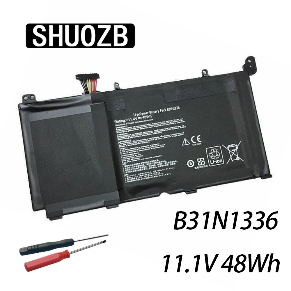 New B31N1336 Battery For ASUS VivoBook C31-S551 S551L S551LB S551LA R553L R553LN R553LF K551L K551LN V551L V551LA 0B200-00450500
New B31N1336 Battery For ASUS VivoBook C31-S551 S551L S551LB S551LA R553L R553LN R553LF K551L K551LN V551L V551LA 0B200-00450500
