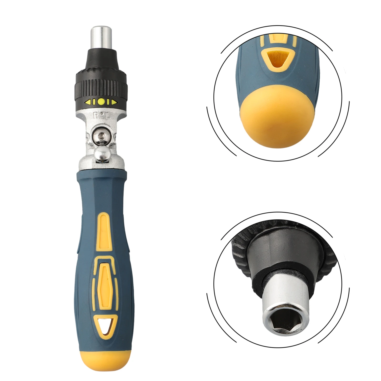 180 Degree Rotate Ratchet Screwdriver Handle Manual Screwdriver Repair Tool For Household Furniture Home Appliances Hand Tool
180 Degree Rotate Ratchet Screwdriver Handle Manual Screwdriver Repair Tool For Household Furniture Home Appliances Hand Tool
