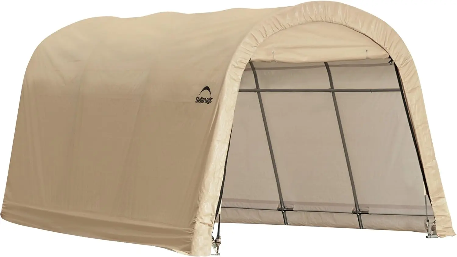 ShelterLogic 10' x 15' x 8' All-Steel Metal Frame Round Style Roof Instant Garage and AutoShelter with Waterproof
ShelterLogic 10' x 15' x 8' All-Steel Metal Frame Round Style Roof Instant Garage and AutoShelter with Waterproof