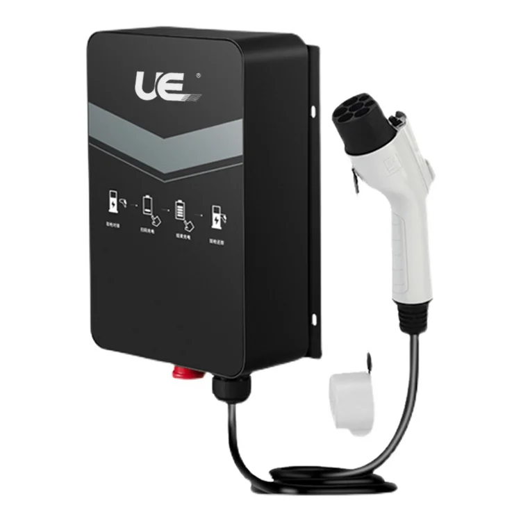 

UE 11kw Type 2 AC EV Charger 4.3 inch screen ev 3 phase 16A electric car charger station home version