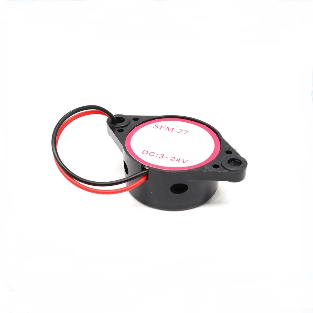 

100dB Electronic Buzzer Vehicle Electronics Plastic 15mA 1Pc 4.3 Inch Black DC3V-24V 1.89 X 1.14 X 0.59 Inches